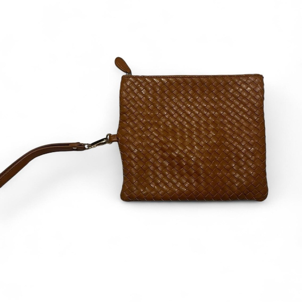 Urban Expressions Brown Woven Wristlet